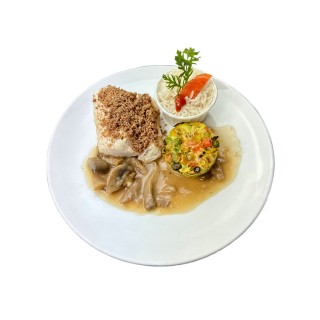 DOS DE CABILLAUD EN CROUTE DE SARRASIN