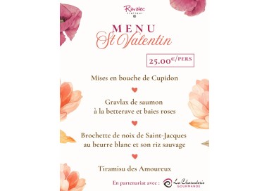 MENU DE LA SAINT VALENTIN