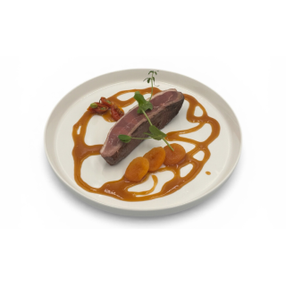 MAGRET DE CANARD AU MIEL ET AUX ABRICOTS