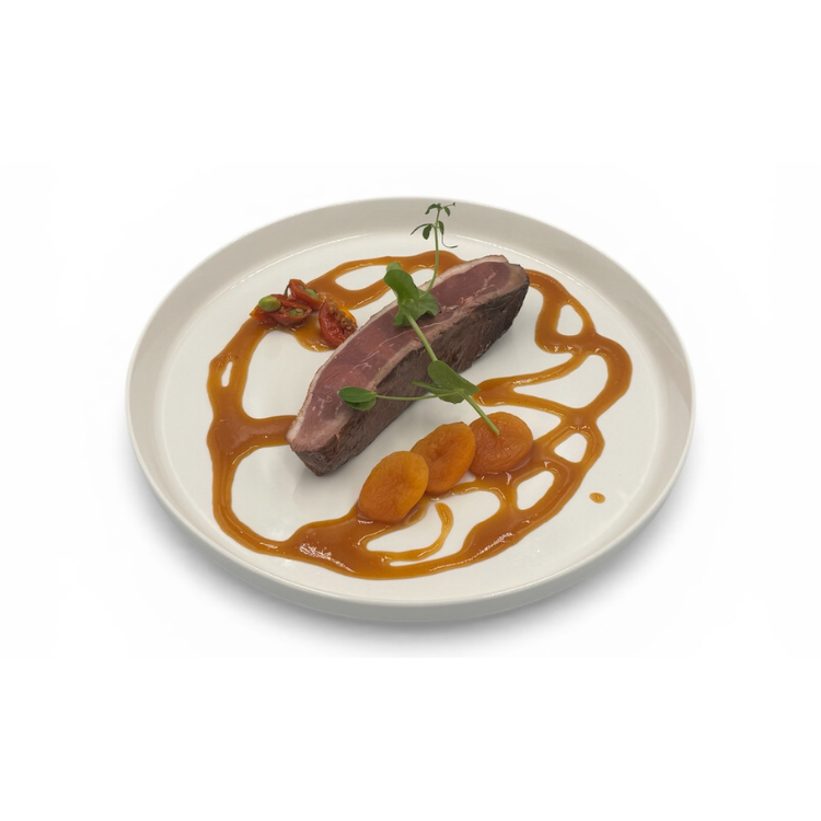 MAGRET DE CANARD AU MIEL ET AUX ABRICOTS