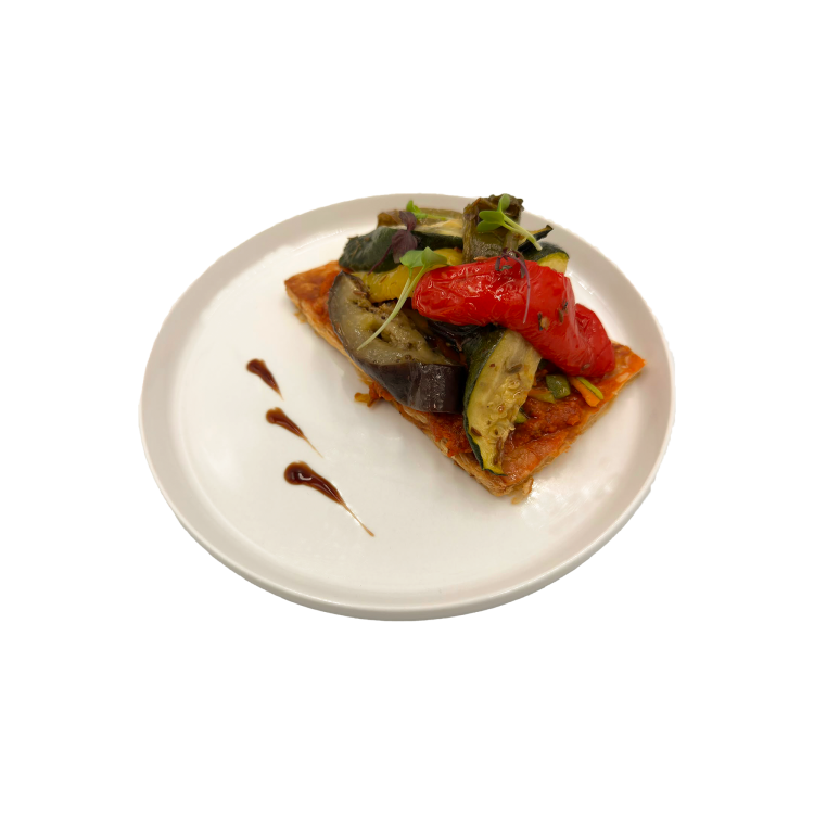 TARTE FINE DE LEGUMES GRILLÉS