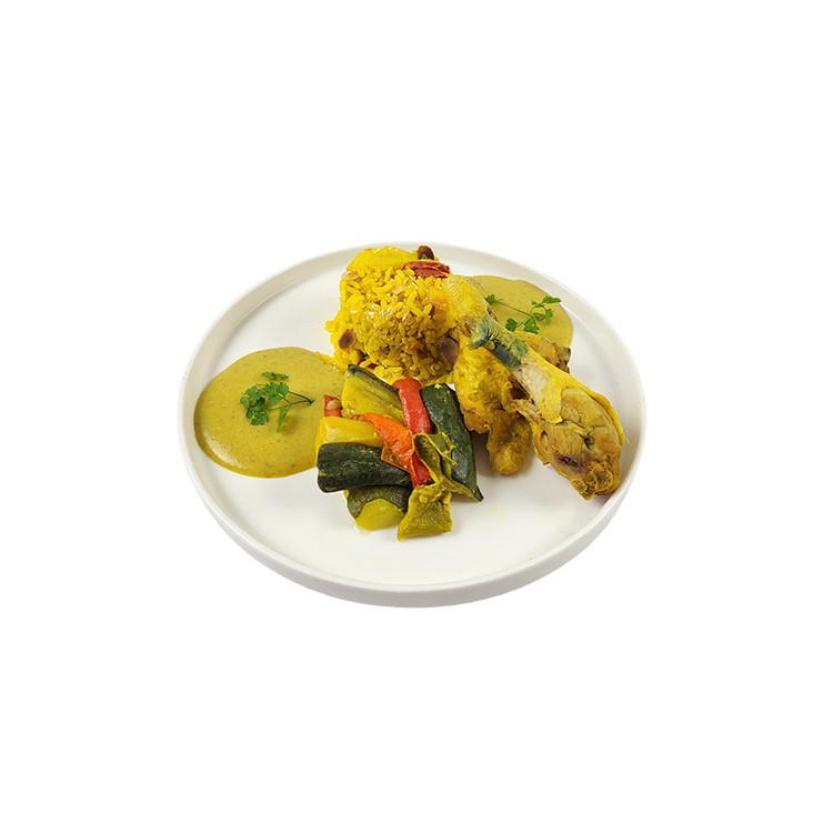 COLOMBO DE POULET ET RIZ MADRAS