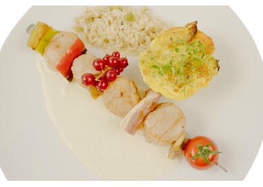 BROCHETTE DE NOIX DE SAINT-JACQUES