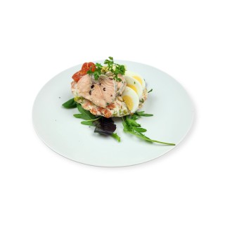 COQUILLE DE MEDAILLON DE SAUMON