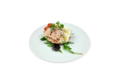 COQUILLE DE MEDAILLON DE SAUMON