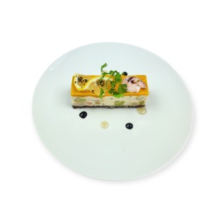 ENTREMETS CREVETTES, AVOCAT ET MANGUE