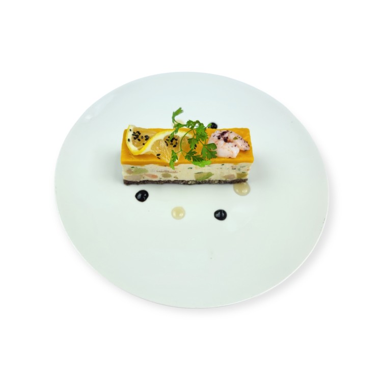 ENTREMETS CREVETTES, AVOCAT ET MANGUE ENTREMETS CREVETTES, AVOCAT ET MANGUE