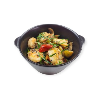TIMBALE DE CREVETTES A LA THAÏ