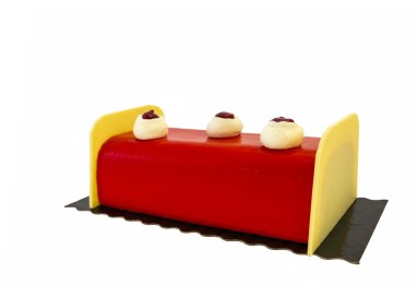 BÛCHE FRAMBOISE PISTACHE 6 pers